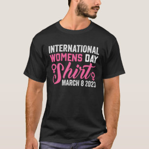 International Womens Day Purple and White 2023 T-Shirt