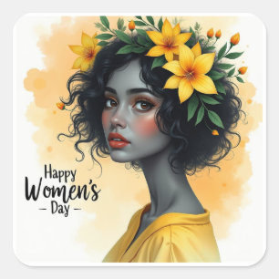 International Women's Day Square Sticker