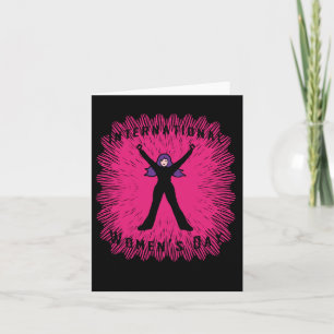 International Womens Day Sticker Card
