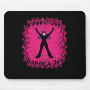 International Womens Day Sticker Mouse Pad