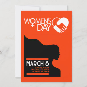 International Women's Day  Thank You Card