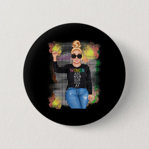 International Women's Day Woman History Month Spri 6 Cm Round Badge