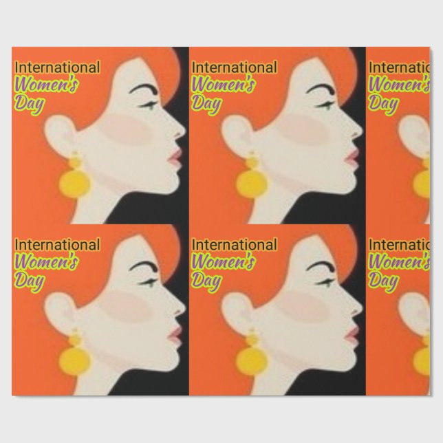 International Women's Day . Wrapping Paper (Flat)
