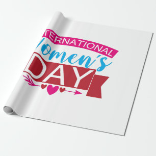 International Womens Day Wrapping Paper