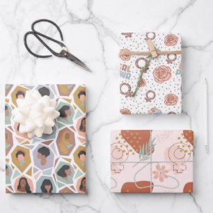 International Women's Day Wrapping Paper Sheets