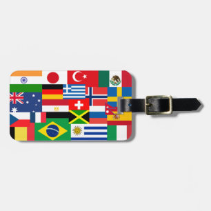 International World Flags Luggage Tag