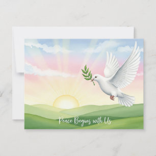 International World Peace Postcard