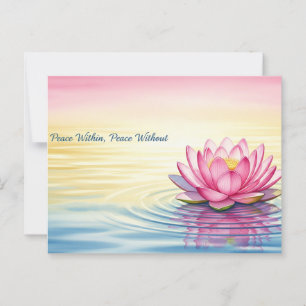 International World Peace Postcard