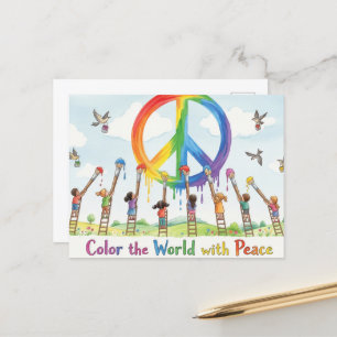 International World Peace Postcard