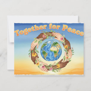 International World Peace Postcard
