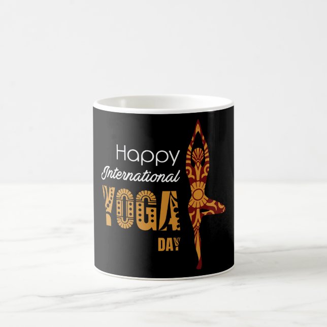 International Yoga Day Coffee Mug (Center)