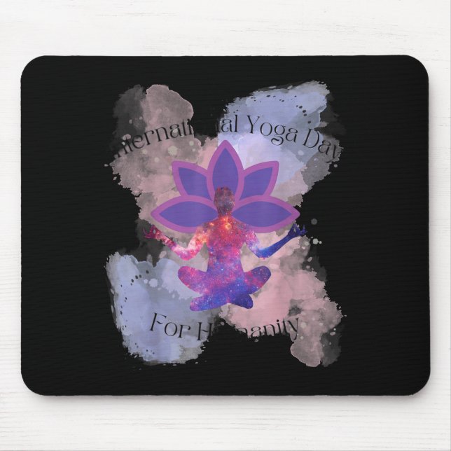 International Yoga Day For Humanity  Mouse Pad (Front)