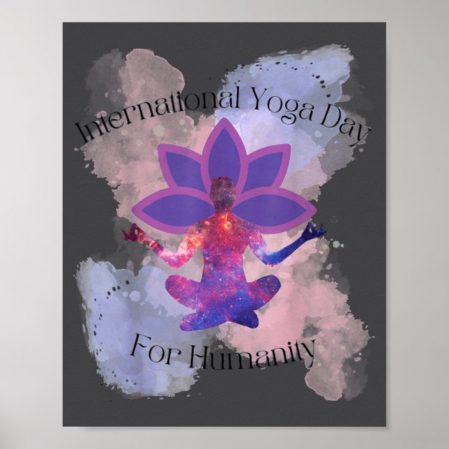 International Yoga Day For Humanity  Poster (Front)