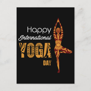 International Yoga Day Postcard