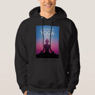 International Yoga Day Premium Scoop Hoodie