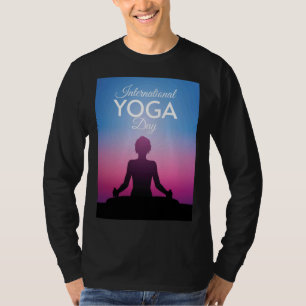 International Yoga Day Premium Scoop T-Shirt