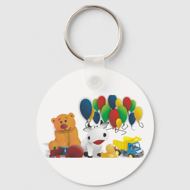 Internationaler Kindertag Key Ring (Front)
