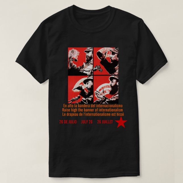 INTERNATIONALISM FIDEL T-Shirt (Design Front)