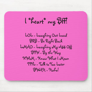 Interne Lingo - BFF Mouse Pad