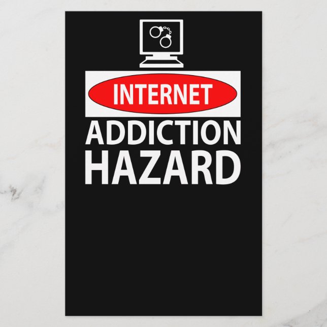 Internet – addiction hazard flyer (Front)