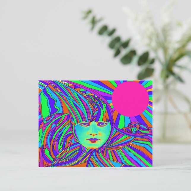 Internet Computer Postcard (Standing Front)