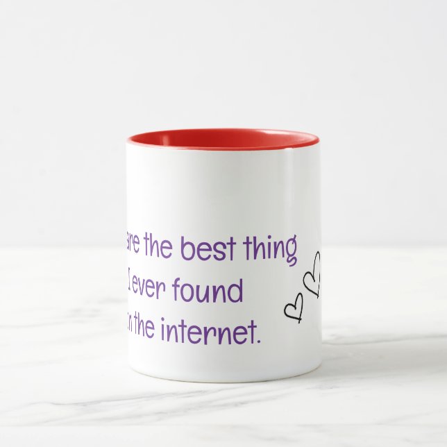 Internet Dating Mug (Center)