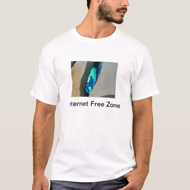 Internet free zone T-shirt (Front)
