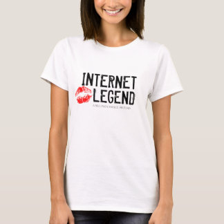 INTERNET LEGEND, LIPS RED WOMANS SHIRT