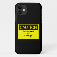 Internet of Things IoT Caution Warning Sign