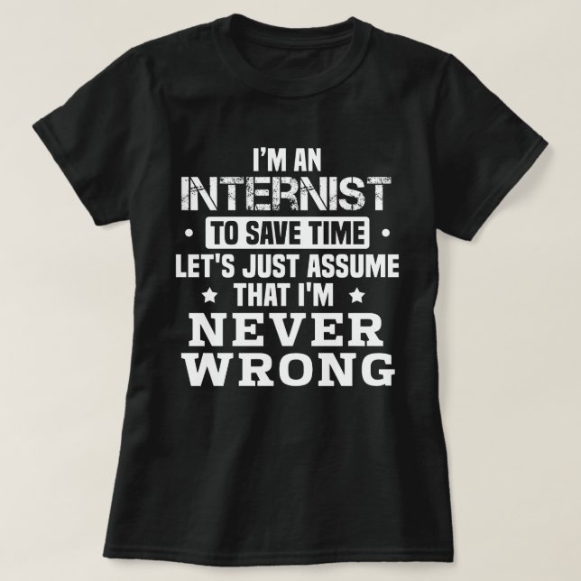 Internist T-Shirt (Design Front)