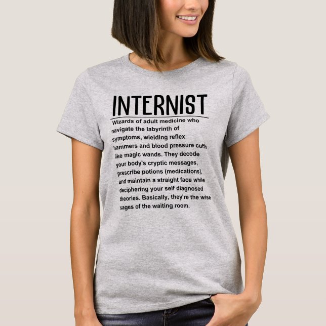 Internist T-Shirt (Front)