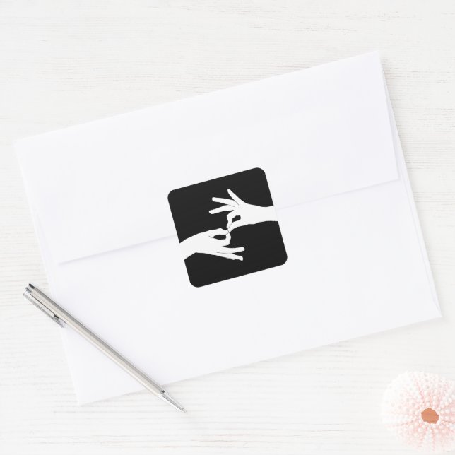 Interpreter Square Sticker (Envelope)