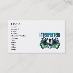 Interpreters Gone Wild Business Card