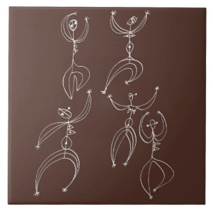 interpretive dance ceramic tile