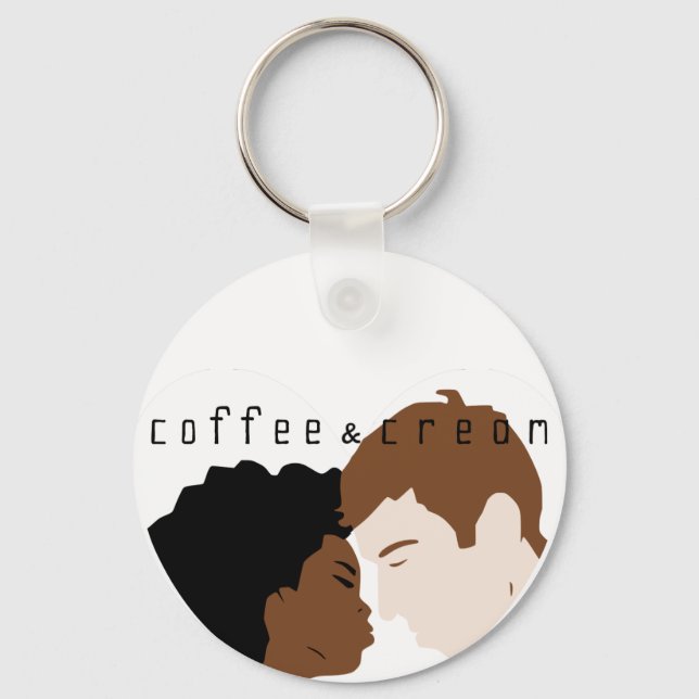 Interracial Love Key Ring (Front)