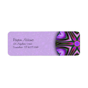 Intersect Mandala Return Address Avery Label