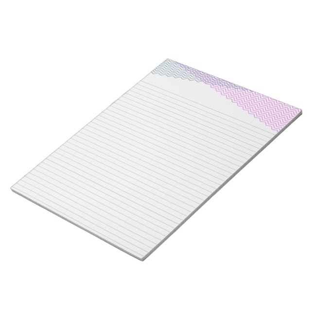 Intersecting Chevrons, notepad (Angled)