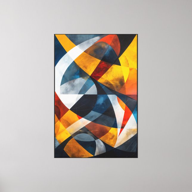 Intersecting Currents of Light Canvas Print (Front)