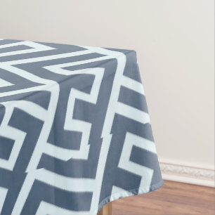Intersecting E Alphabet Pattern Tablecloth