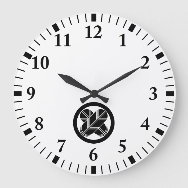 Intersecting hawk feathers in a circle Clocks (Front)