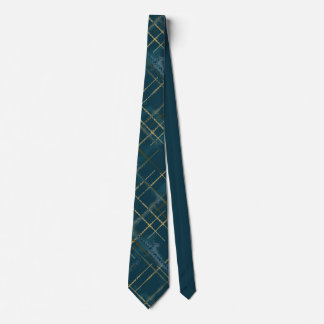 Intersecting lines and shapes creates a textured tie