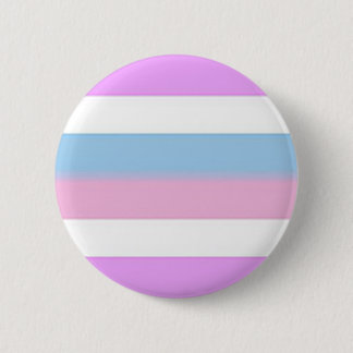intersex flag 6 cm round badge