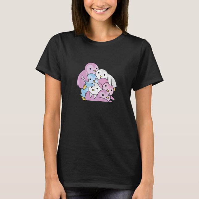 Intersex Flag Gay Pride Month Lgbtq Intersex Pengu T-Shirt (Front)