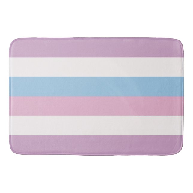 Intersex Flag Large Bath Mat (Front)