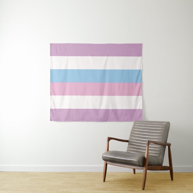 Intersex Flag Medium LGBT Tapestry (In Situ (Horizontal))
