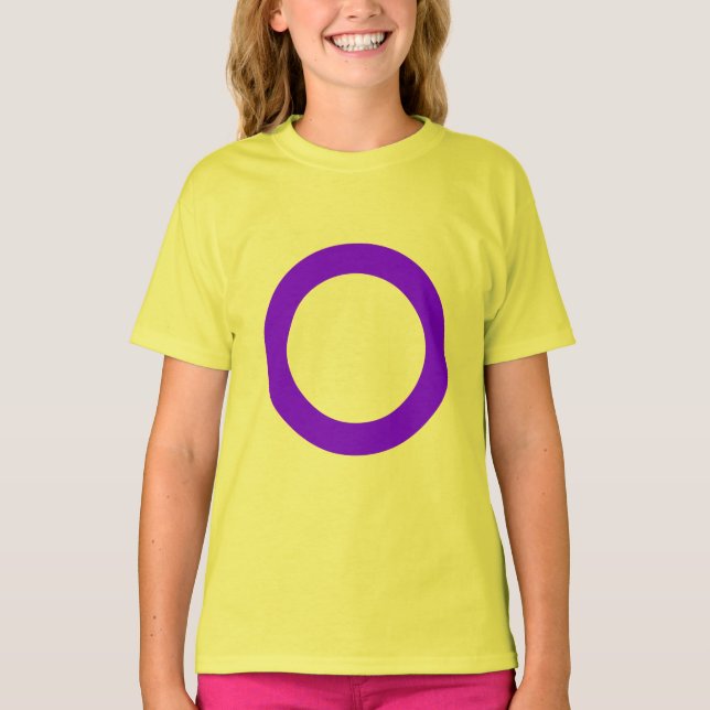 Intersex Flag T-Shirt (Child) (Front)