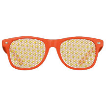 Intersex Heart Pattern Retro Sunglasses