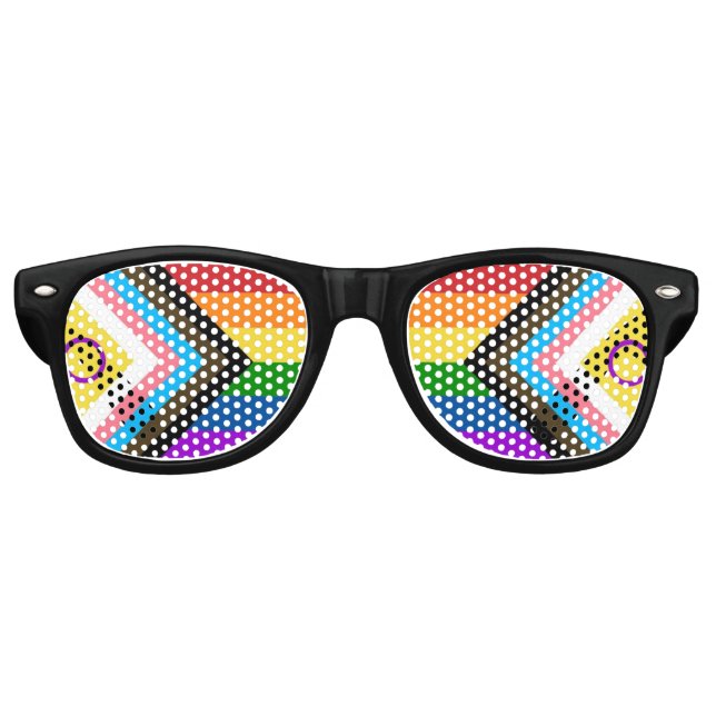 Intersex Inclusive Pride Flag Sunglasses (Front)