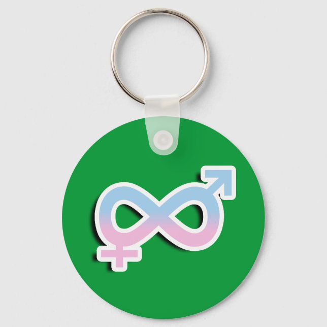 INTERSEX INFINITE SYMBOL 3D KEY RING (Front)