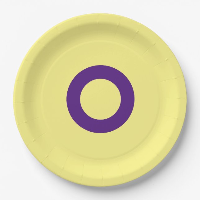 Intersex Paper Plate (Front)